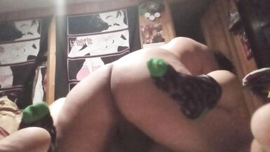 Married latina woman and big booty shemale Lexis get wet N wild - 10 image