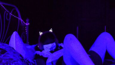 Neon Kitty Maid Ready to Serve~ - 8 image