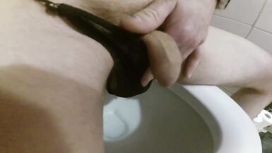 Sissy CD Goes Pee Pee - Femboy Pissing Compilation - 13 image