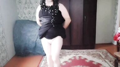 Cute LADYBOY Babe FACE White BODY Hot DANCER Shemale MODEL Homemade STRIPTEASE Amateur DANCER - 13 image