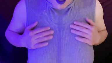 Big Tits And Pillow Talk On The Bed - 4 image