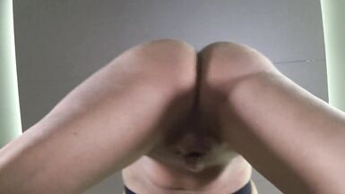 Sexy shemale being bareback anal fucked in hotel by a big cock POV - 4 image