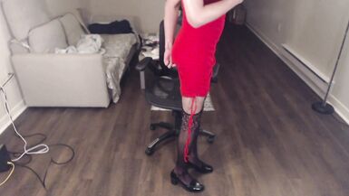 Sissy boi jerking off