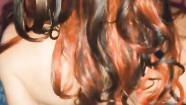 Blue sequin dress stretching my hole and riding to a intense orgasm - 3 image