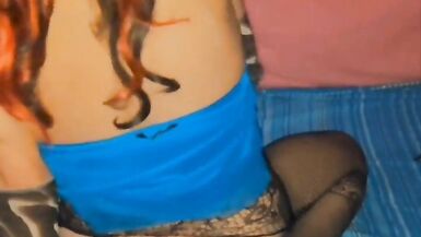 Blue sequin dress stretching my hole and riding to a intense orgasm - 9 image