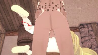 Interspecies Reviewers - Elf Elma gets penetrated by Futanari Elza - 15 image