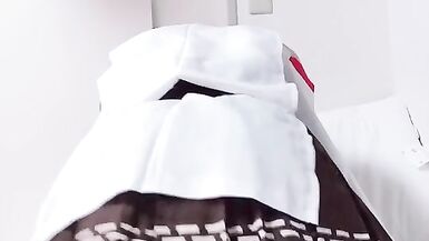 Kancolle Kongou cosplay crossdresser fucking with toy - 12 image