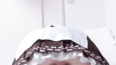 Kancolle Kongou cosplay crossdresser fucking with toy