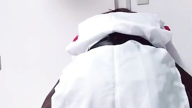 Kancolle Kongou cosplay crossdresser fucking with toy - 3 image