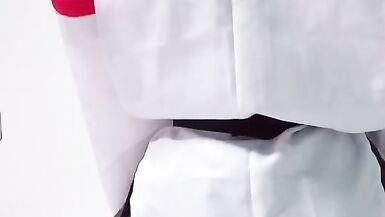 Kancolle Kongou cosplay crossdresser fucking with toy - 6 image