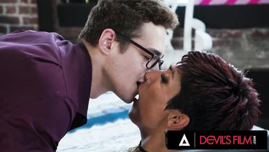 DEVILS FILM - Trans Girlfriend Experience With Gorgeous Pixi Lust Taking It Deep In Her Ass - 2 image