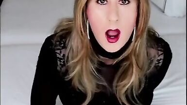 Dirty talking, jerking and self facial cum shot featuring Alexandra Braces - 14 image