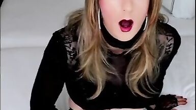 Dirty talking, jerking and self facial cum shot featuring Alexandra Braces - 9 image