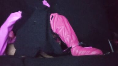 Lizzy Yum December 2022 13 watching TV (70's gore) - 5 image