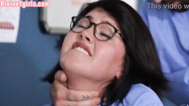 Tattooed tranny ass drilled by male partner in missionary - 7 image