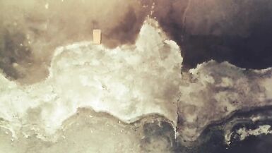 Fat transvestite in satanic ritual offers her ass to satan, putting a bottle in - 15 image