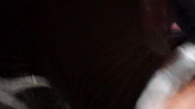 Wish granter: milk enema with latex and nylons in public - 5 image