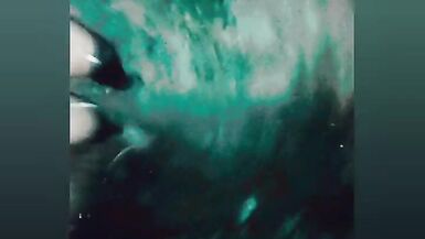 Transvestite ties his testicles to heavy stones dragging them across the field at midnight... whore mistreats his testic - 15 image