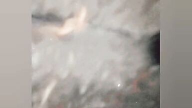 Transvestite ties his testicles to heavy stones dragging them across the field at midnight... whore mistreats his testic - 8 image