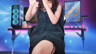 My blogger room and me masturbating in my cute dress hot cumming homemade crossdresser ladyboy dancer Influencer - 5 image