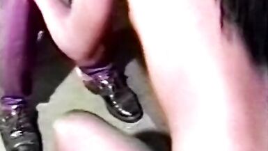 Ebony shemale penetrated in the ass by a cock of the same - 7 image