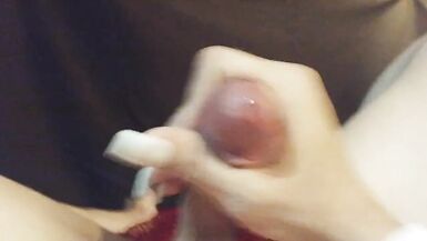 anal and edging and deepthroat dildo wishing it was a real cock cum tasting - 10 image