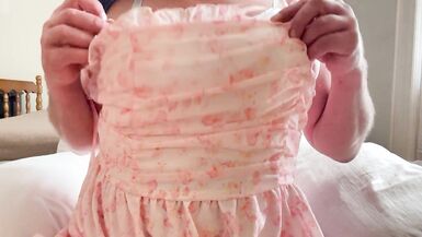 RileyDix wears a dress teases and dirty talks twerking her big ass - 3 image