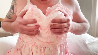 RileyDix wears a dress teases and dirty talks twerking her big ass - 4 image