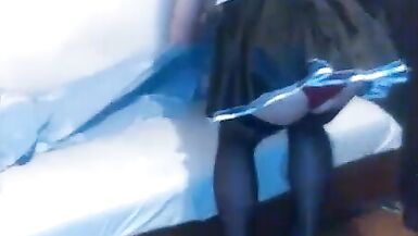 sissy maid doris in action (polish language speaking with english captions) - 4 image