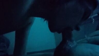 Amateur Home Video of Real Couple Blowjob and Raw Fuck with Creampie - 1 image