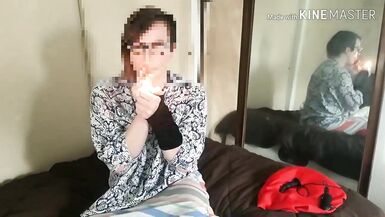 Trans JOI Fantasy With Stripping And Smoking - 3 image