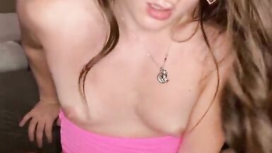 Cute Tranny rides 16 inch black cock - 14 image