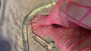 Submissive dildo play - 1 image