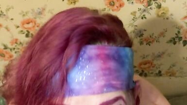 Submissive dildo play - 6 image