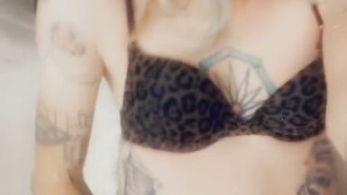 Cheetah Print Bikini Slut Spreads Her Legs to be Fucked - 10 image