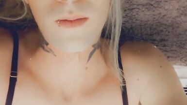 Cheetah Print Bikini Slut Spreads Her Legs to be Fucked