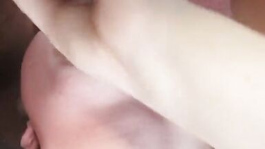 Anon Grindr Daddy Makes MtF Transgender Woman Throat His Thick Black Cock Before Feeding Her Cum - 15 image