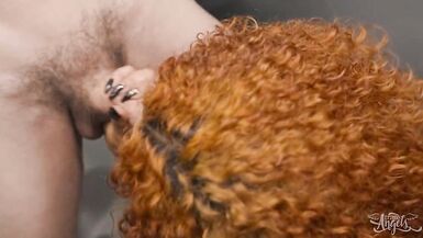 Rubi Maxim Sees Jayden Marcos Sneaking His Head To Watch Her And Her Friend In The Wash Room - Trans Angels - 4 image