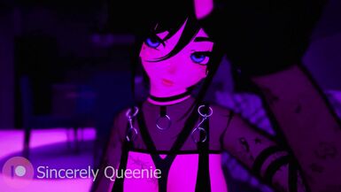 Lewd Tinder Date ASMR FUTANARI loves playing with her cock :)) - VRChat - 3 image