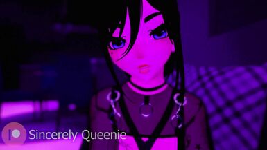 Lewd Tinder Date ASMR FUTANARI loves playing with her cock :)) - VRChat - 8 image