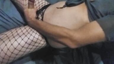 Wife Record Crossdressing Husband Masturbating - 8 image