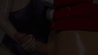 Long dicks on trans bitches get stroked while them men who admire them watch - 3 image