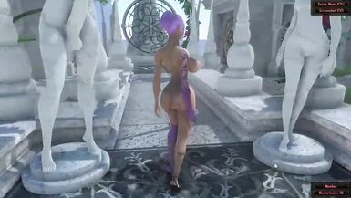 Dream Lands pt4 Sprayed our cum all over futa on her knees - 6 image