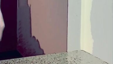 Sexy Latina Shemale riding her dildo (anal riding) - 6 image