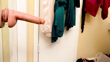 Tgirl blowjob Sucking, deep throating, and stretching my throat out until I puke with my huge dildo - 10 image