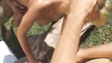 Three-Some with lady-mans who crave to fuck and have a fun sc 1 - 10 image