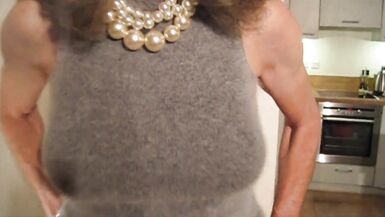 Angora Sissy Chastity Cum - 4 image