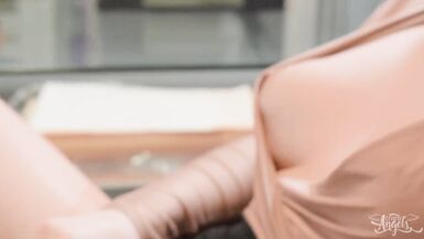 Trans Gals - Gabriel Clark Inadvertently Sends His Coworker Evie Envy His Jerking Off Movie Scene - 6 image