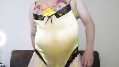 JORGINA - 25TH JAN 2023 - YELLOW UNDERWARE SYBIAN CUM - 2 image