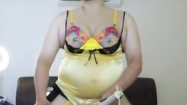 JORGINA - 25TH JAN 2023 - YELLOW UNDERWARE SYBIAN CUM - 5 image